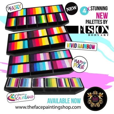 Fusion Body Art Leanne’s Pretty Rainbow Palette Fusion Body Art Leanne’s Pretty Rainbow Palette